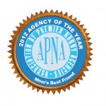National Nanny Agency of the Year Logo - Mom's Best Friend